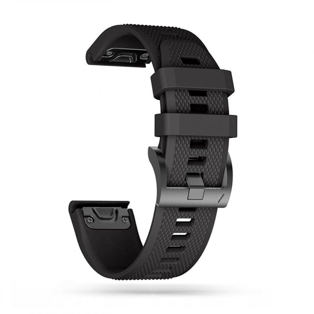 Rihm Tech-Protect  Tech-Protect Smooth Strap for Garmin Fenix 3 / 5X / 3HR / 5X Plus / 6X / 6X Pro / 7X - Black