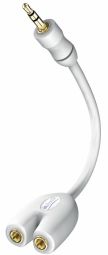 Адаптер Inakustik  Kabelis Inakustik 3.5mm Male - 2 x 3.5mm Female White