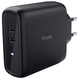 Адаптер Trust  Lādētājs Trust Maxo 65W 2x USB-C Black