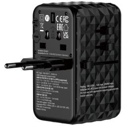 Adapter Verbatim  Lādētājs Verbatim Universal Travel Adapter 140W GaN III
