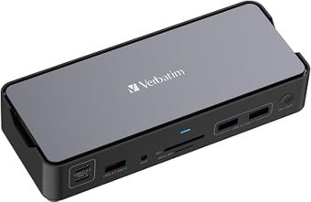Контроллер Verbatim  USB centrmezgls Verbatim USB-C Pro Docking Station 15 in 1