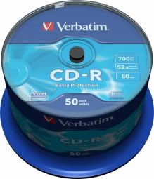 Other Computer Accessory Verbatim  Matricas CD-R Verbatim 700MB 1x-52x Extra Protection 50 Pack Spindle