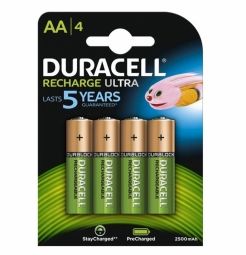 Laadija Duracell  Duracell HR6 AA 2500mAh Recharge Ultra 4 Pack
