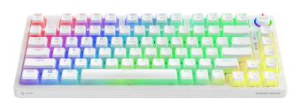 Computer keyboard SAVIO  Klaviatūra Savio Wireless Mechanical Phenix White 75% Outemu Yellow Pro Pudding