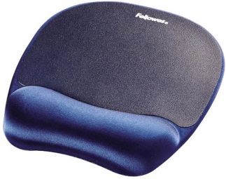 Mouse pad Fellowes  Fellowes Memory Foam Black / Blue