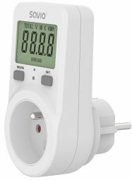 Nutikas seade SAVIO  Elektriskais skaitītājs Savio Power Meter with LCD Screen