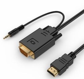 Kaabel Gembird  Gembird HDMI Male - VGA Male + 3.5mm 1.8m Full HD