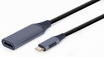 Webcam Gembird  Gembird USB Type-C Male - HDMI Female Space Grey 4K
