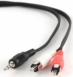 Adapter Gembird  Kabelis Gembird 3.5mm Jack - 2x RCA 0.2m
