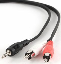 Адаптер Gembird  Kabelis Gembird 3.5mm Jack -2x RCA 5m