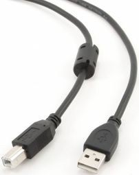 Cable Gembird USB Male - USB Male B 4.5m Black