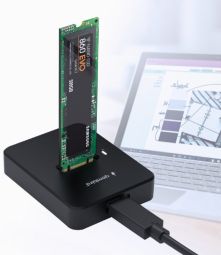 Dock station Gembird  Dokstacija Gembird Desktop USB Type-C M.2 SATA & NVME SSD Drive Docking Station