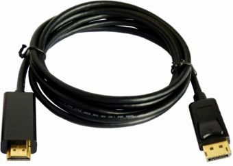 Cable Brackton Cable Brackton DisplayPort Male - HDMI Male 2m Black