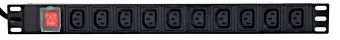Зарядное устройство Gembird  Pagarinātājs Gembird PDU 16A 3500W 10 pcs C13 sockets