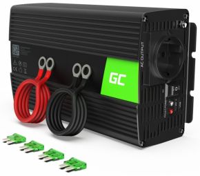 Charger Green cell  Green Cell Car Power Inverter Converter 24V to 230V 1000W/ 2000W