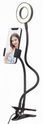 Селфи палка Gembird  Gembird LED Selfie Ring Light with Phone Holder