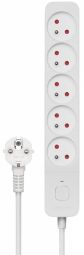 Laadija SAVIO  Pagarinātājs Savio Power Strip 5 Sockets 3m