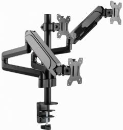 Monitori tarvik Gembird  Monitora stiprinājums Gembird Desk Mounted Adjustable Mounting Arm for 3 Monitors