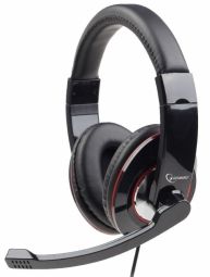 Headphone with microphone Gembird Gembird MHS-U-001 USB Glossy black