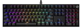 Компьютерная клавиатура Genesis  Klaviatūra Genesis Thor 404 Black Gateron Yellow Pro