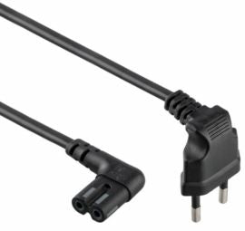 Computer hardware and game consoles Gembird  Gembird Power Cord C7 / Angled - Black