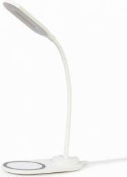 Nutikas seade Gembird  Galda lampa Gembird Desk Lamp with Wireless Charger White