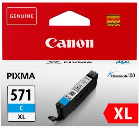 Tarvikud ja tarvikud Canon  Tintes kārtridžs Canon CLI-571XL Cyan