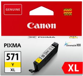 Tarvikud ja tarvikud Canon  Tintes kārtridžs Canon CLI-571XL Yellow