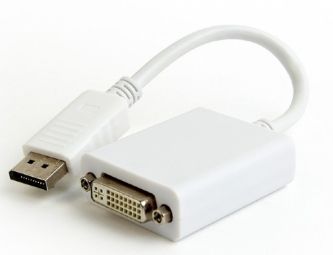 Veebikaamera Gembird  Gembird DisplayPort Male - DVI Female White 4K