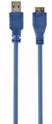 Кабель Gembird  Kabelis Gembird USB Male - MicroUSB Male 3.0 0.5m Blue