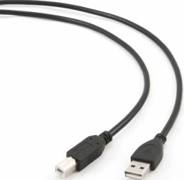 Кабель Gembird  Kabelis Gembird USB Male - USB Male B 1.8m Black