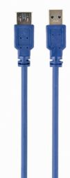 Кабель Gembird  Gembird USB Male - USB Female Super speed 1.8m Blue