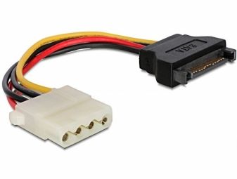 Cable Gembird Gembird SATA Male - MOLEX Female Cable 0.15m