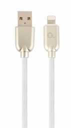 Kaabel Gembird  Gembird USB Male - Lightning Male Premium rubber 2m White
