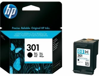 Аксессуары и расходные материалы HP  Tintes kārtridžs HP 301 Black