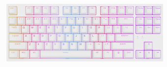 Компьютерная клавиатура Genesis  Klaviatūra Genesis Thor 404 TKL Kailh White