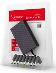 Зарядное устройство Gembird  Lādētājs portatīvajam datoram Gembird 40W 9-20V
