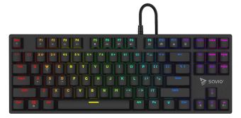 Computer keyboard SAVIO  Klaviatūra Savio Tempest x2 RGB Outemu brown