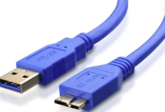 Cable Brackton  Kabelis Brackton USB-A Male - USB Micro B Male 1m Blue