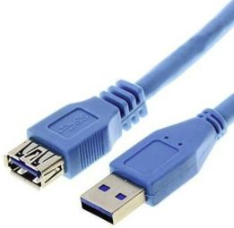 Cable Brackton  Kabelis Brackton USB-A Male - USB Micro B Male 1.8m Blue