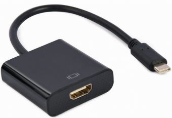 Webcam Gembird  Adapteris Gembird USB Type-C Male - HDMI Female 4K@60Hz 15cm Black