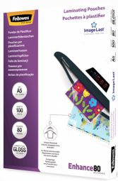 Expendable material Fellowes Laminating Pouches Fellowes ImageLast A5 80 Micron Laminating Pouch - 100 pack