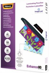 Expendable material Fellowes  Laminēšanas plēves Fellowes ImageLast A3 80 Micron Laminating Pouch - 100 pack