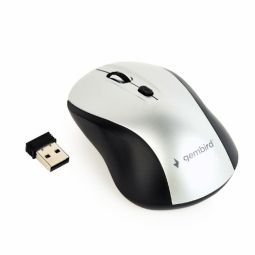 Computer mouse Gembird  Gembird MUSW-4B-02-BS Wireless Black/Silver