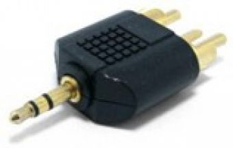Адаптер Gembird  Gembird 3.5 mm plug to 2 x RCA plug