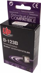 Printer accessories Uprint  Tintes kārtridžs UPrint Brother LC123BK Black