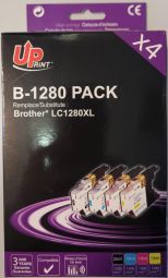 Printer accessories Uprint UPrint Brother LC-1280 4PACK BK/C/M/Y