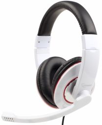 Наушники с микрофоном Gembird  Gembird MHS-001-GW Glossy white