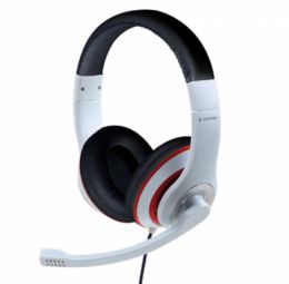 Headphone with microphone Gembird Gembird MHS-03-WTRDBK White