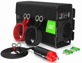 Charger Green cell  Strāvas pārveidotājs Green Cell Car Power Inverter Converter 24V to 230V 300W/ 600W